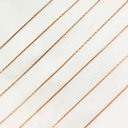 Rose Gold Filled Beading Chain