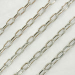 Load image into Gallery viewer, Oxidized 925 Sterling Silver Flat Oval Link Chain. V138OX
