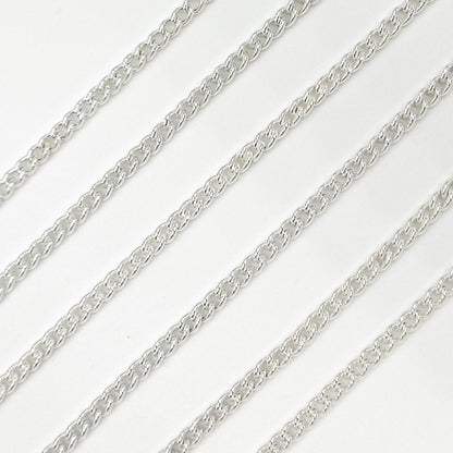 Sterling Silver Curb Link Chain