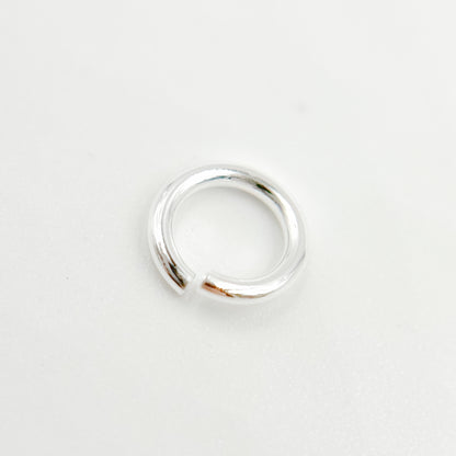 White Sterling Silver Open Jump Ring