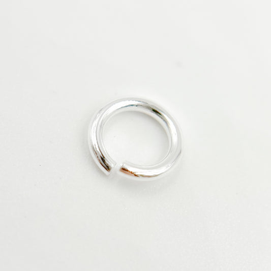 White Sterling Silver Open Jump Ring