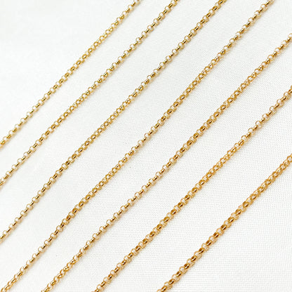 14K Gold Filled Chain Rolo Chain