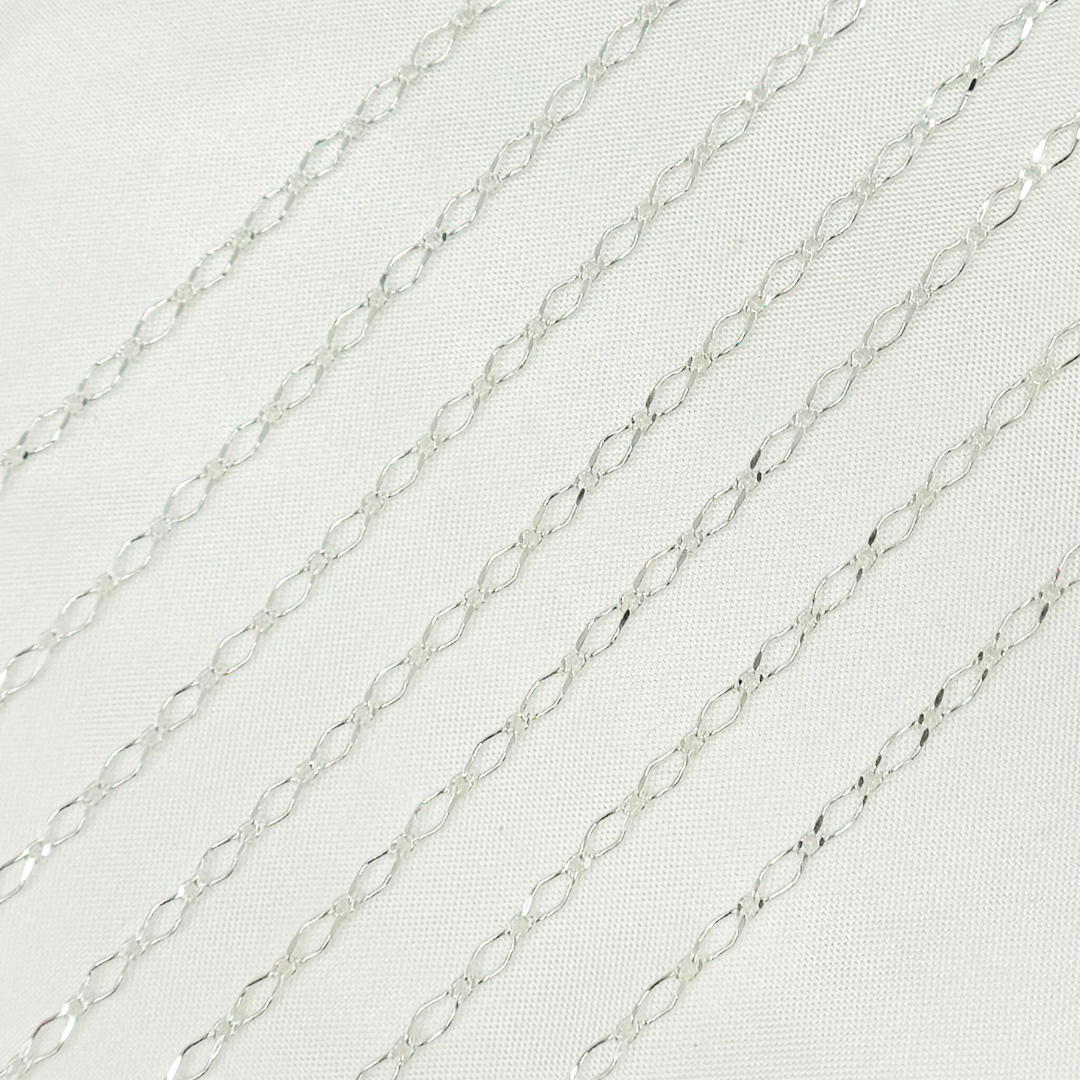 Sterling Silver Long and Short Link Chain
