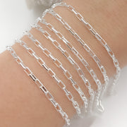 Sterling Silver Box Link Chain