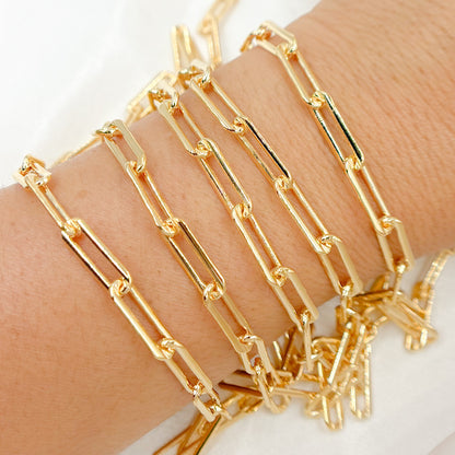 14K Gold Filled Paperclip Chain