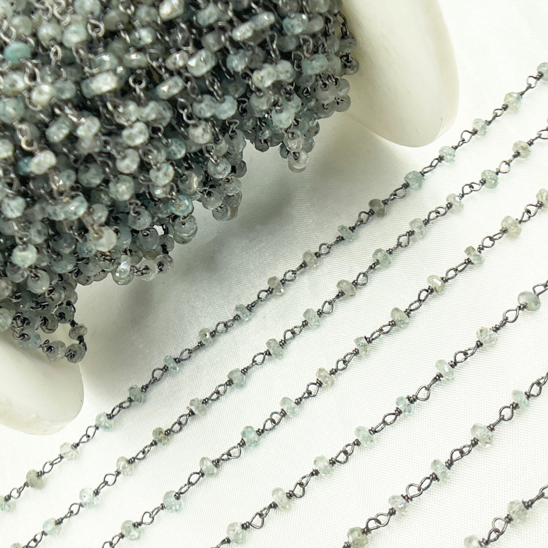 Natural Zircon Quartz Wire Chain