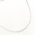 Load image into Gallery viewer, Sterling Silver Flat Paperclip Necklace
