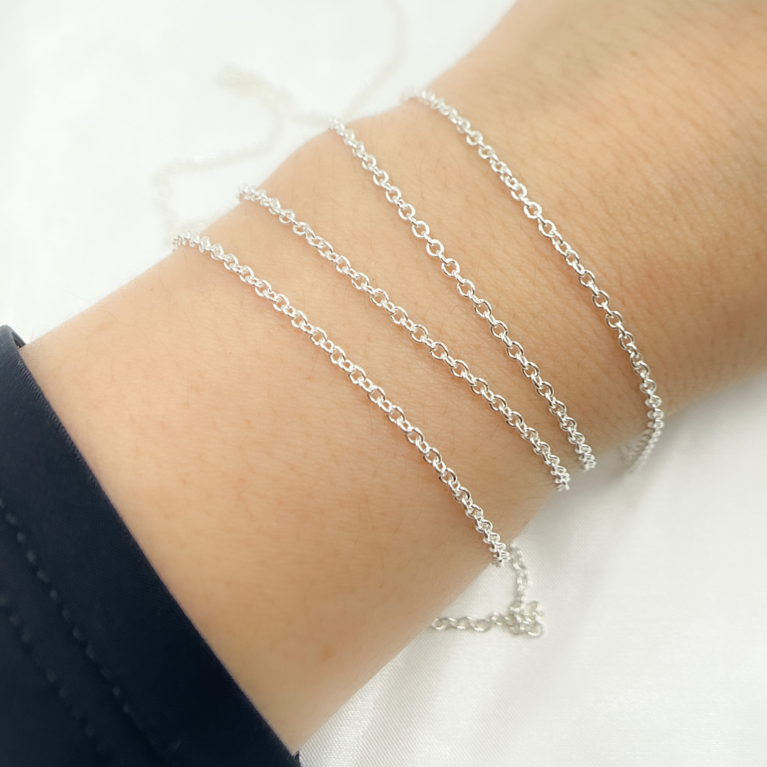 Sterling Silver Cable Link Chain