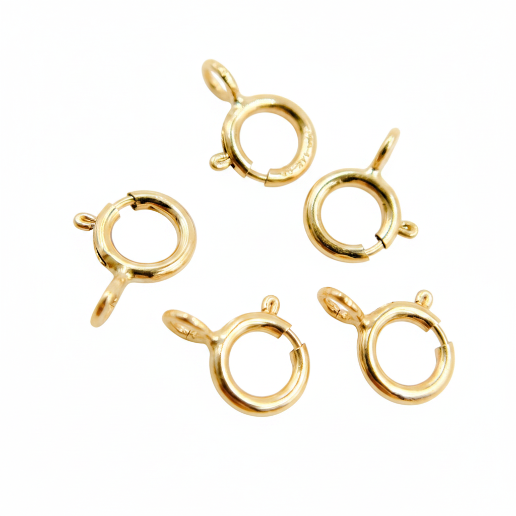 5mm Gold Filled Spring Ring Clasp