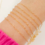Load image into Gallery viewer, A35/SPGF. 14K Gold Filled Heart Link Chain
