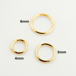 Load image into Gallery viewer, 22 Gauge Close Gold Filled Jump Ring
