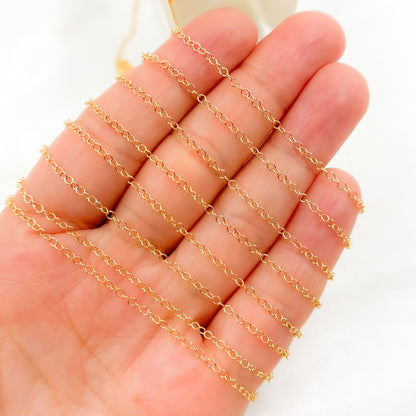 14K Gold-Filled Cable Chain