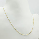 Load image into Gallery viewer, 025R02S1QS4B005. 14K Solid Gold Satellite Chain
