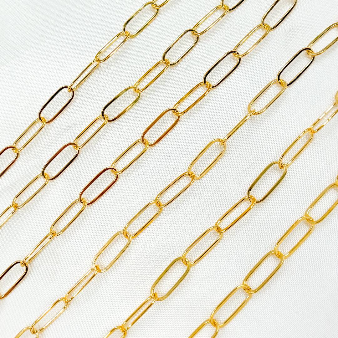 2802FGF. 14K Gold Filled Flat Paperclip Link Chain