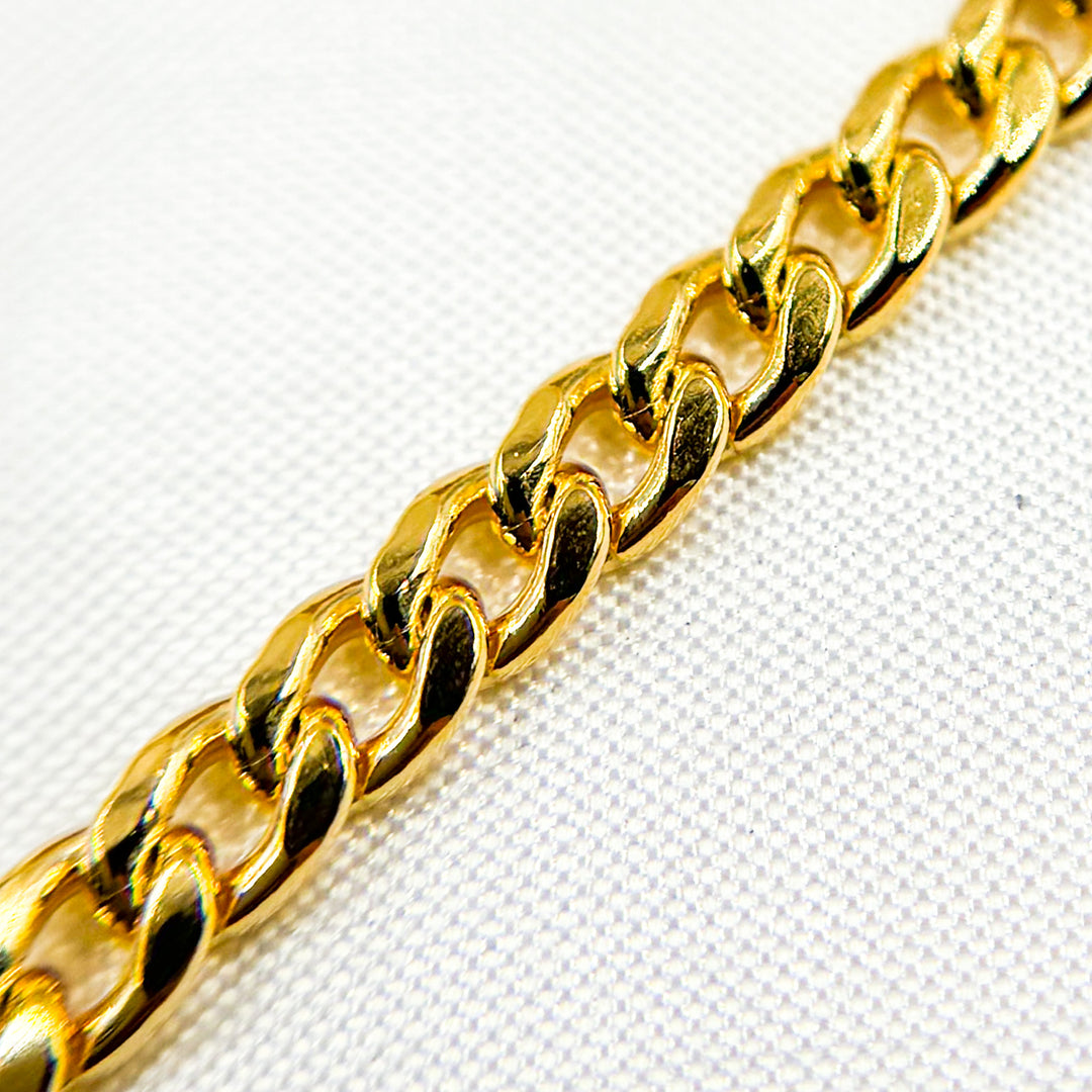 62HRGF. 14K Gold Filled Flat Tight Curb Link Chain