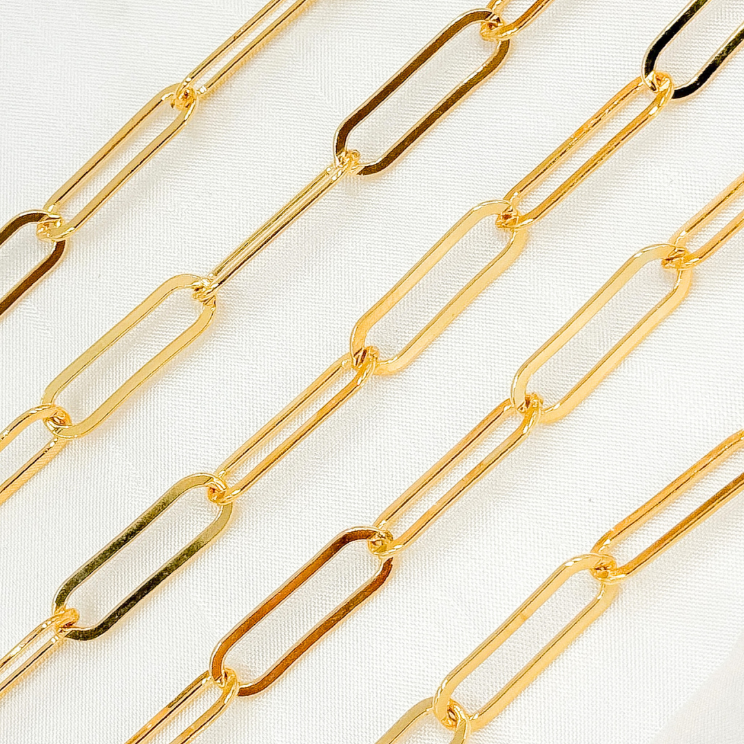 14K Gold Filled Paperclip Chain. 4701FGF