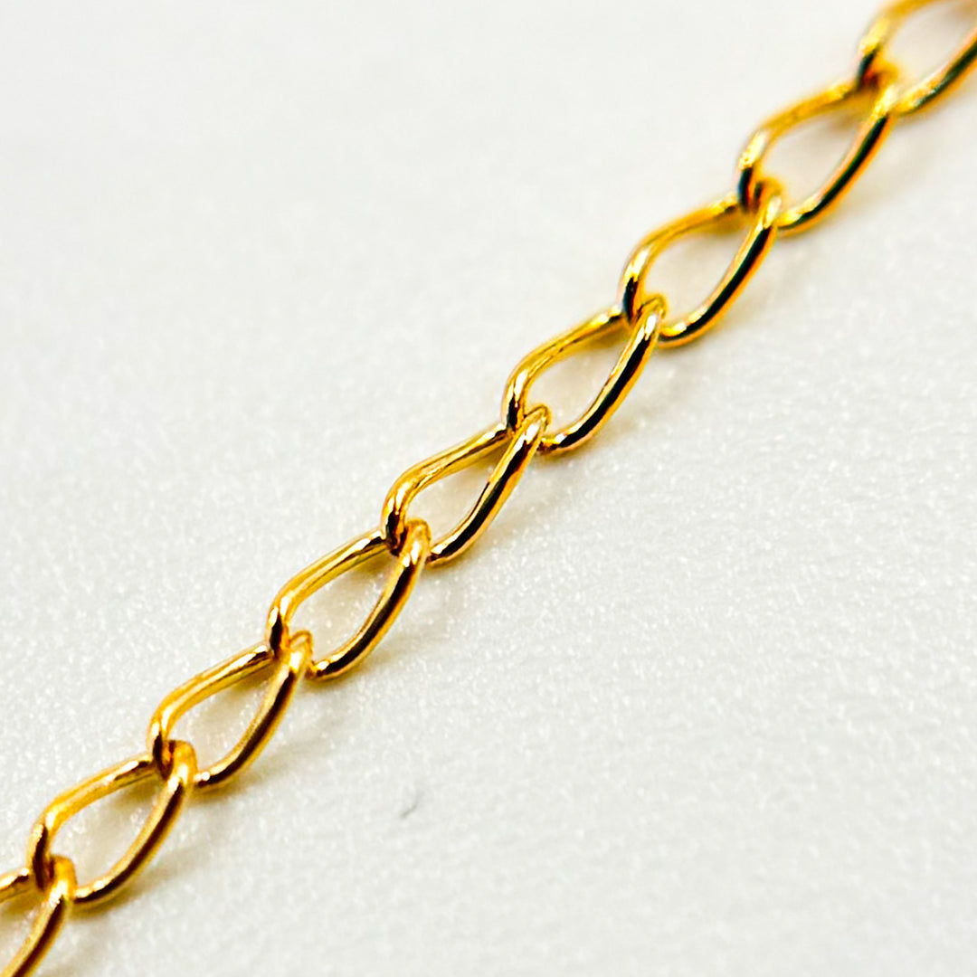 1020CGF. 14K Gold Filled Curb Chain