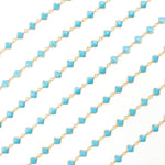 Load image into Gallery viewer, V315ENGF. 14K Gold Filled Enamel Clover Link Chains