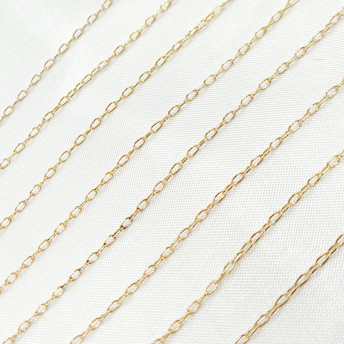1218DGF. 14K Gold-Filled Smooth Cable Chain