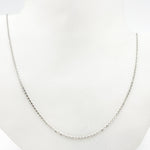 Load image into Gallery viewer, 12Necklace. Sterling Silver Flat Round Link Necklace