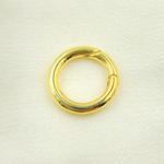 Load image into Gallery viewer, Gold Plated 925 Sterling Silver Round Clasp 15mm. CHM05615
