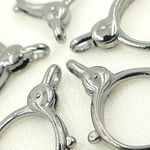 Load image into Gallery viewer, 239. Sterling Silver Round Trigger Clasp
