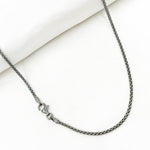 Load image into Gallery viewer, PC180BR. Black Rhodium Sterling Silver Popcorn Finished Necklace
