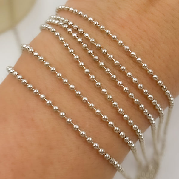 Sterling Silver Ball Chain