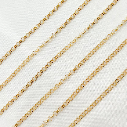 14K Gold Filled Rolo Chain