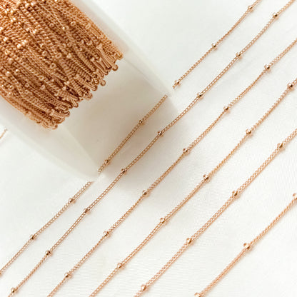 Rose Gold Filled Satellite Chain
