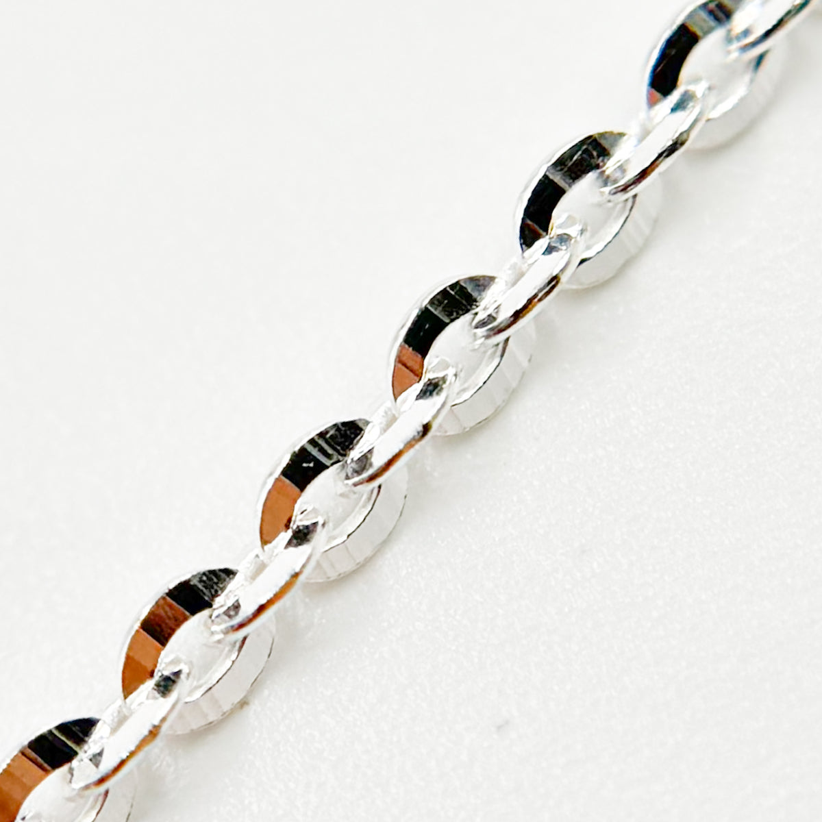 Sterling Silver Flat Cable Chain