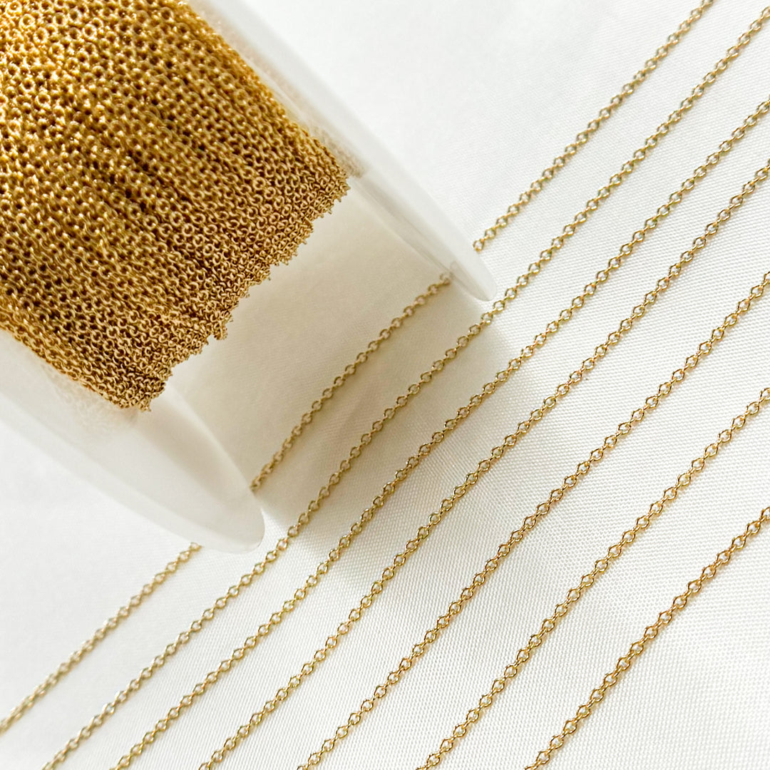 1132GF. 14K Gold Filled Cable Chain