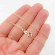 4K Solid Gold Wheat Chain Necklace