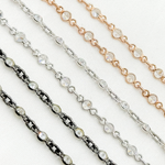 Load image into Gallery viewer, Cubic Zirconia Round Shape Connected Chain
