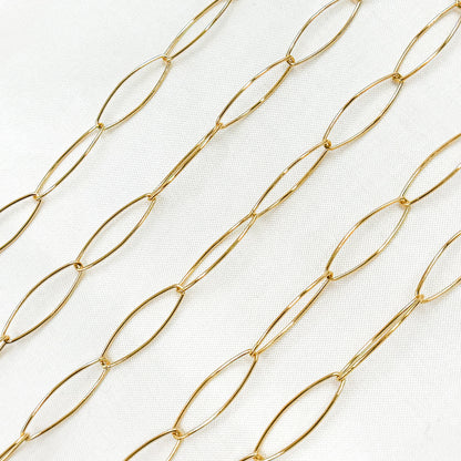 14K Gold Filled Marquis Link Chain
