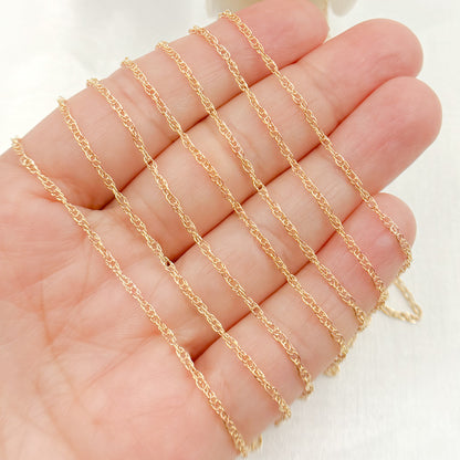 14K Gold Filled Rope Chain