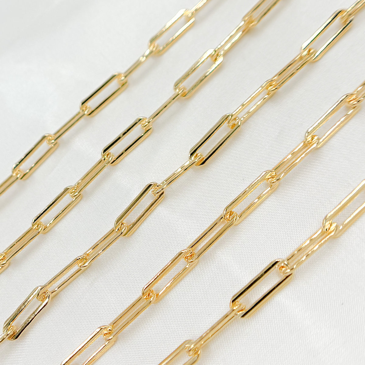 14K Gold Filled Paperclip Chain