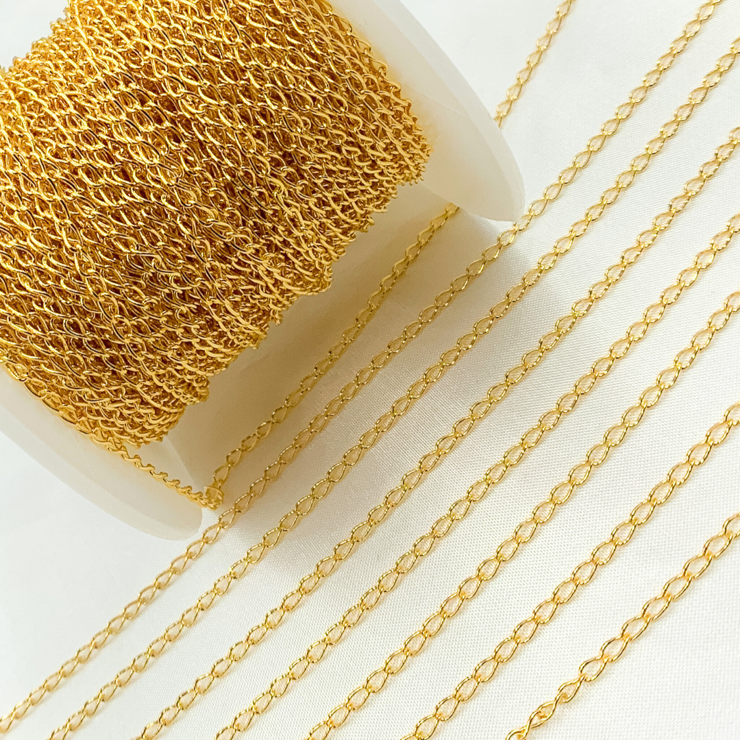 2007CGF. 14k Gold Filled Cable Link Chain