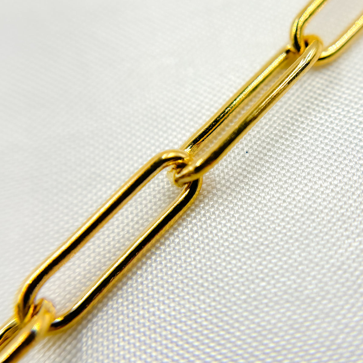 14K Gold Filled Smooth Paperclip Finished Necklace