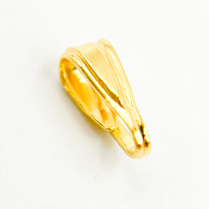 Gold Plated Sterling Silver Locket Bails