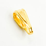 Gold Plated Sterling Silver Locket Bails