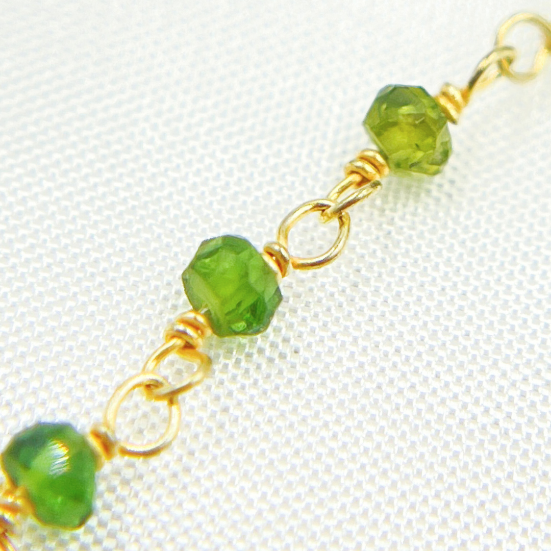 Tourmaline Wire Wrap Chain