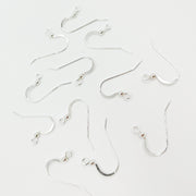 Sterling Silver Fish Hook with Ball Ear Wire