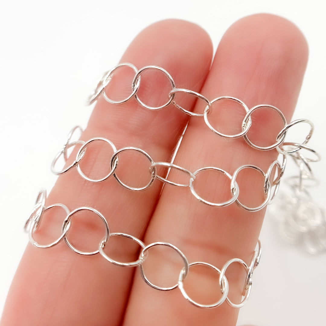 Sterling Silver Smooth Round Link Chain