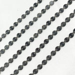 Load image into Gallery viewer, Oxidized 925 Sterling Silver Textured Disc Chain. 957LOX
