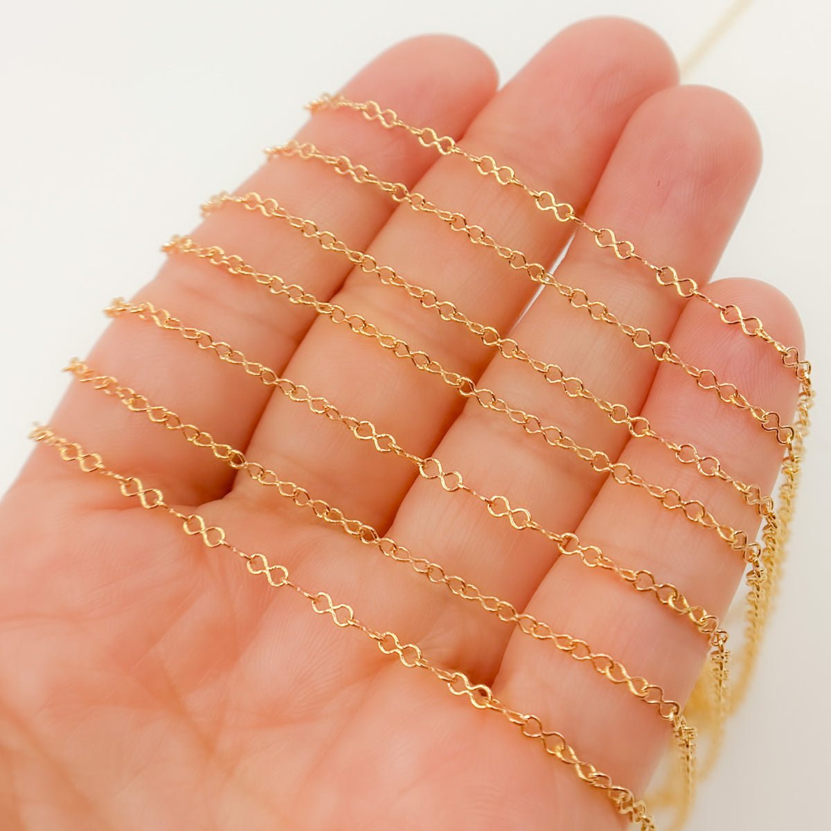 14k Gold Filled Infinity Link Chain