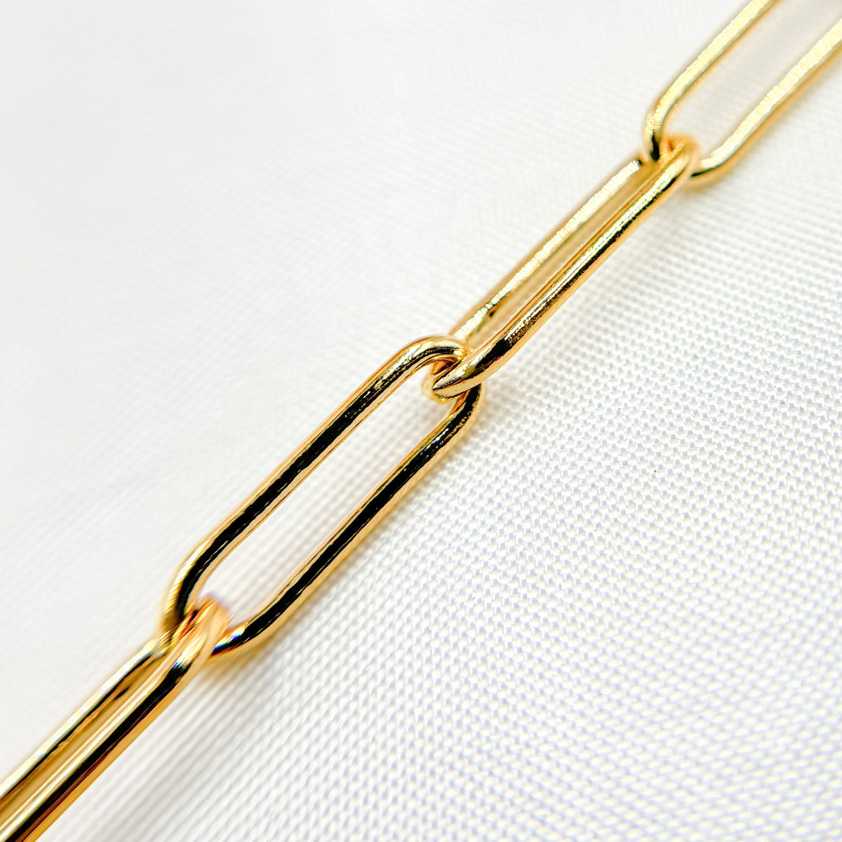  14K Gold-Filled Smooth Paperclip Chain