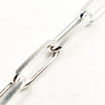 Load image into Gallery viewer, Sterling Silver Diamond Cut Paperclip Necklace
