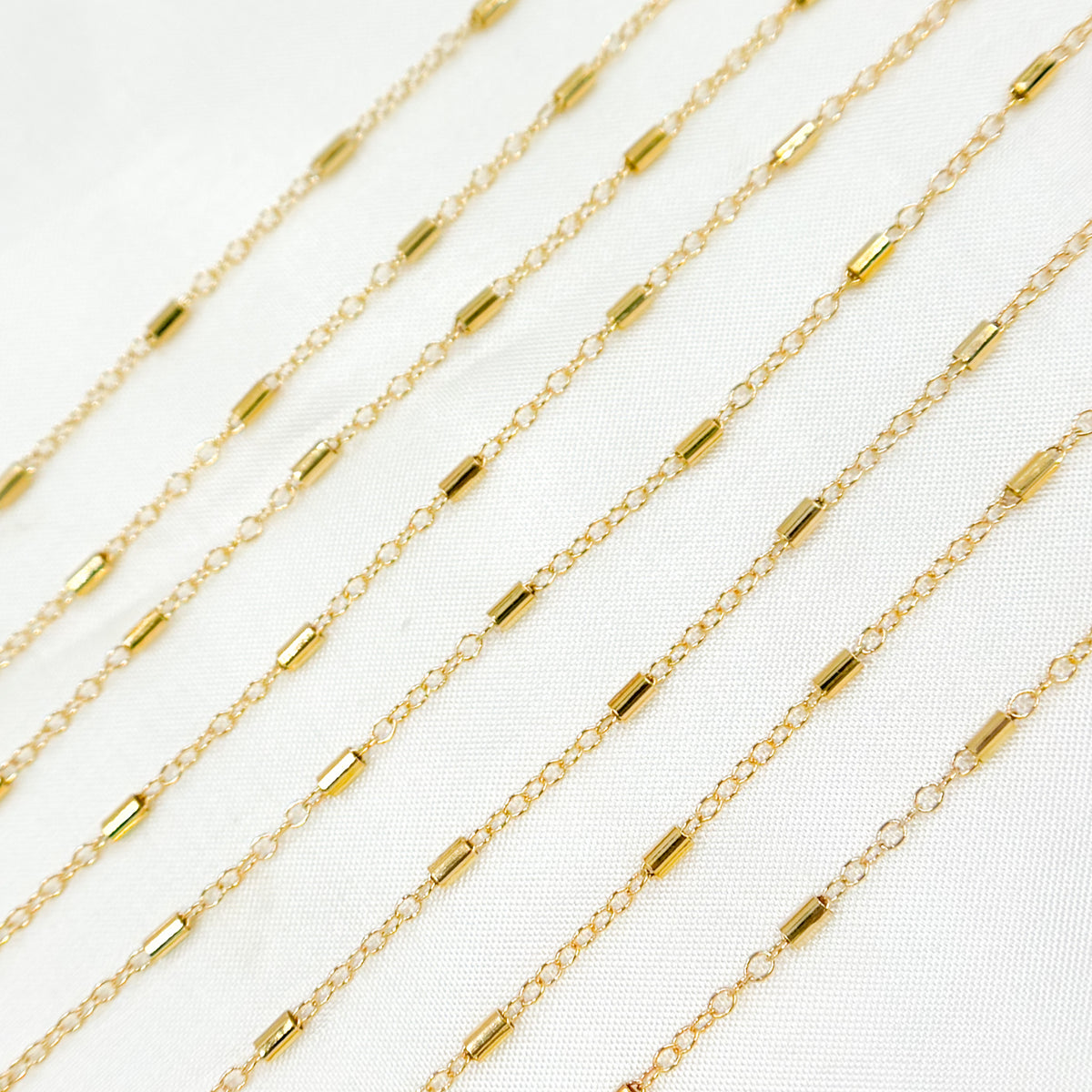  14K Gold-Filled Tube Size Satellite Chain