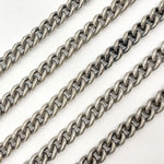Load image into Gallery viewer, 9504COX. Oxidized Sterling Silver Smooth Curb Chain
